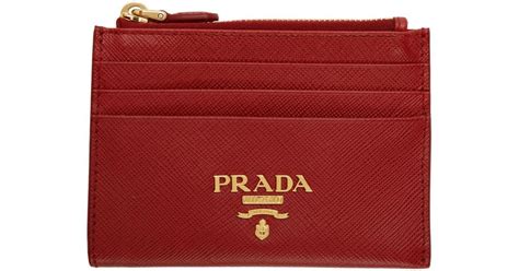 prada zip card holder
